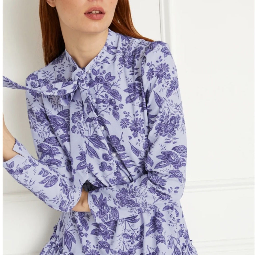 Hill House Home Talia Dress Lilac Tonal Crepe size XS - Picture 1 of 9